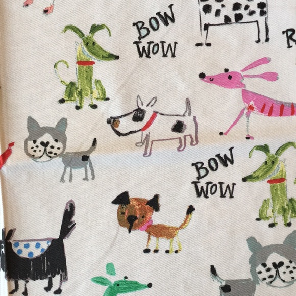 Painted Dog Print Duck Cloth Fabric - Picture 10 of 12